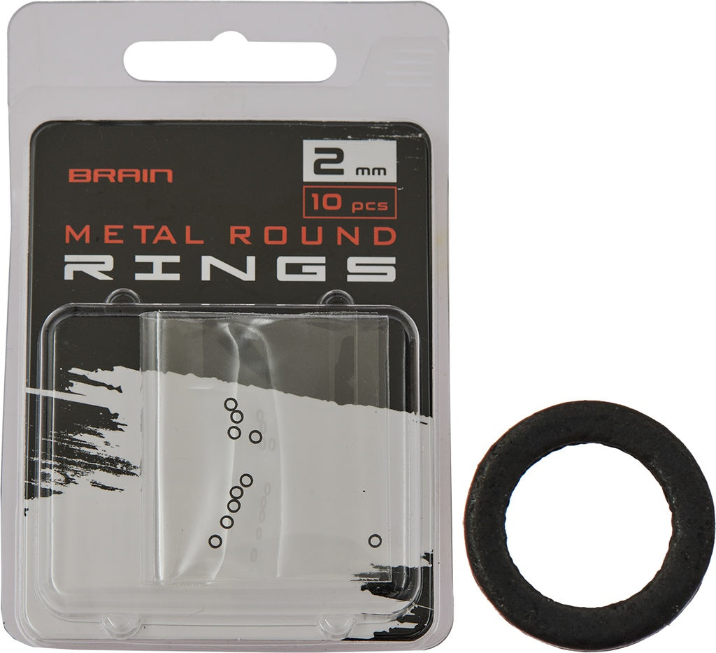 Brain Metal Round Rings