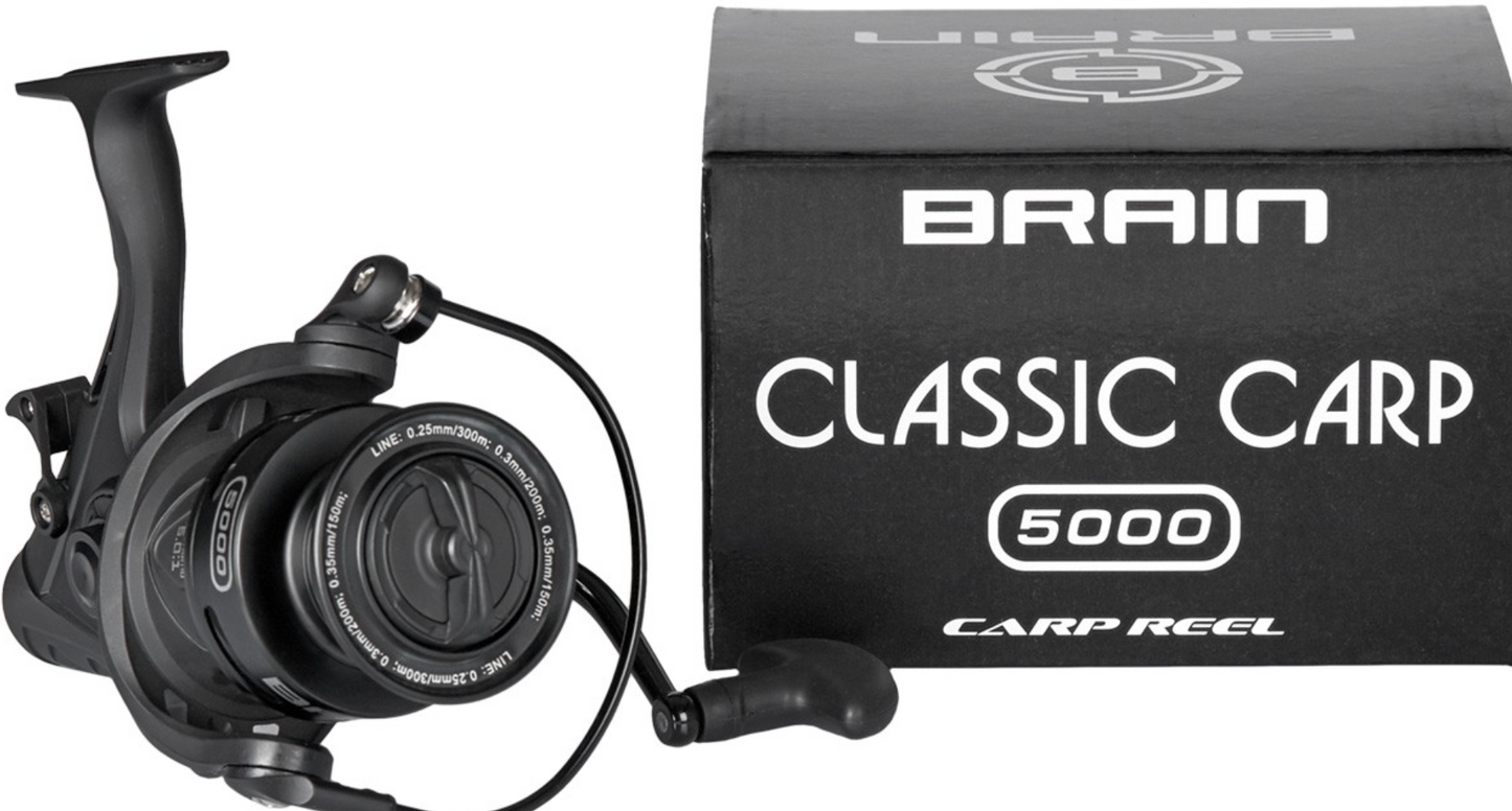 Reel Brain Classic Carp Baitrunner 4000 4+1BB 5.0:1 Screw Handle 18584533