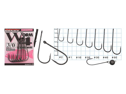 Hook Decoy Worm 4 Strong Wire