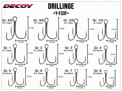 Treble Hook Decoy Y-F33F