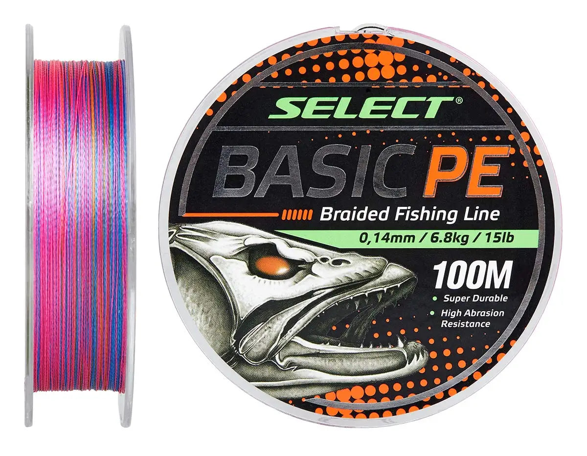 Braided Line Select Basic PE 150m Multicolor