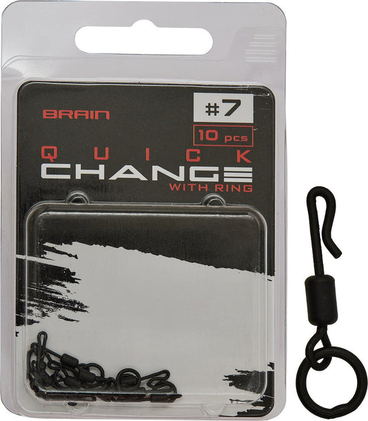 Brain Quick Change Swivel with Ring #7 (10 pcs/pack) SGCA-8021-7