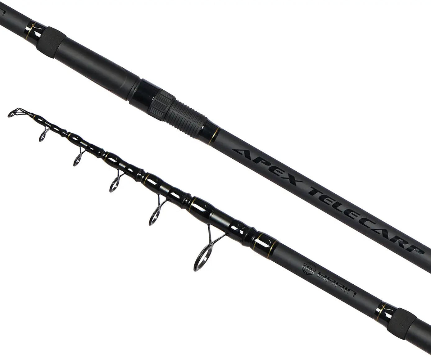 Fishing Rod Brain Apex Tele Carp Black