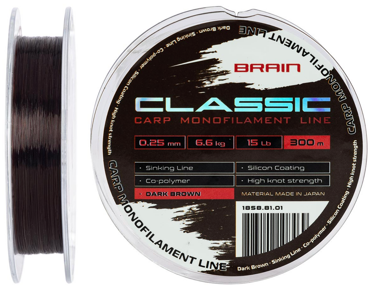 Brain Classic Carp Line(dark brown)300m