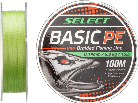 Braided Line Select Basic PE 150m Light Green