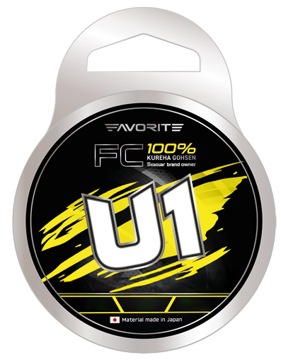 Fluorocarbon Favorite U1 FC 50m #6.0/0.405mm 23.5lb/10.67kg
