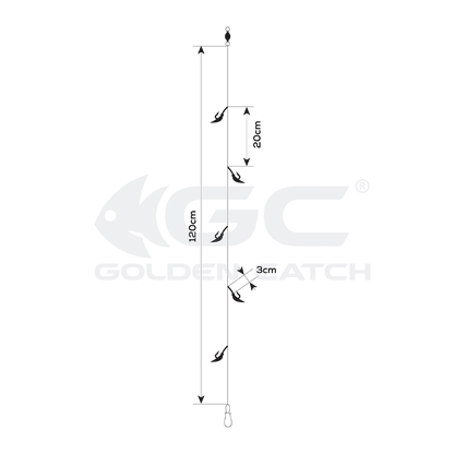 Golden Catch Aji Sabiki FS105