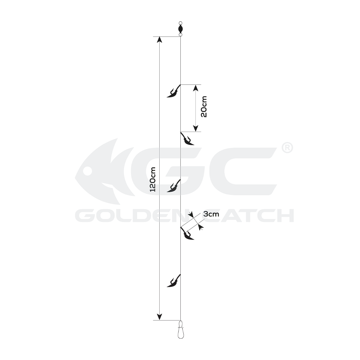 Golden Catch Aji Sabiki F405