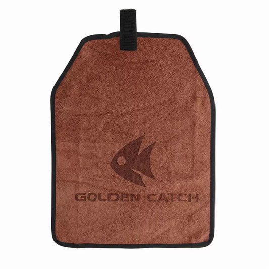 Golden Catch Fishing Towel Brown