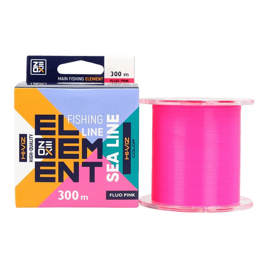 Zeox Nylon Line Hi-Viz Element Sea 300m Fluo PINK