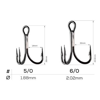 Golden Catch Treble Hook Pike Rig with Rattle – 6/0, 220 lb Test