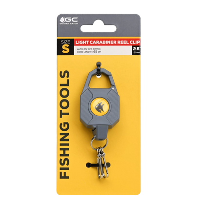 Golden Catch Light Carabiner Reel Clip