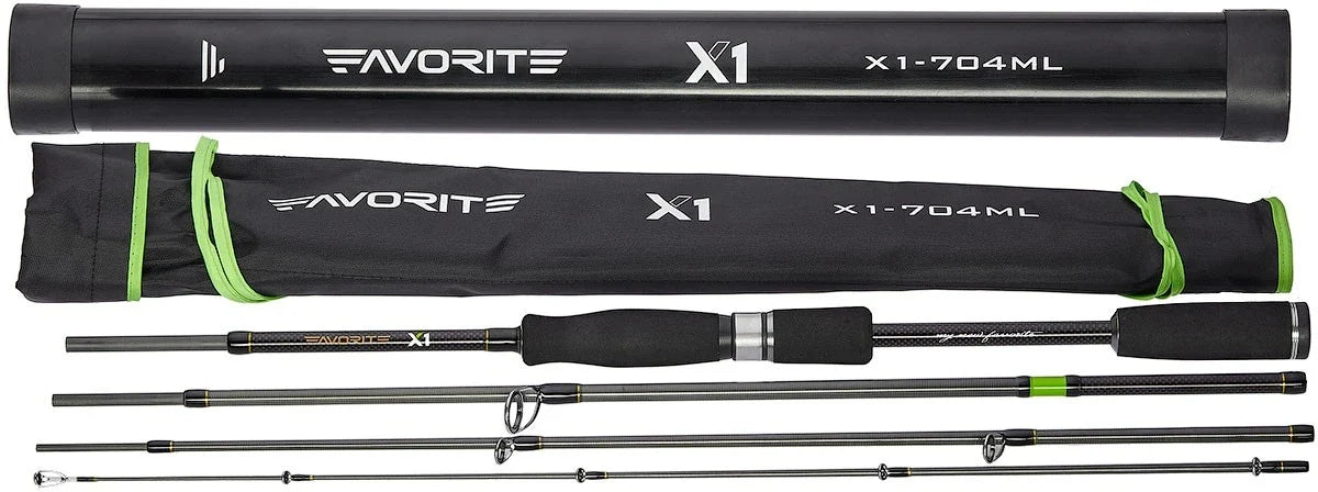 Spinning Rods Favorite X1 Travel 2.13 - 2.44 m / 4 -80 g