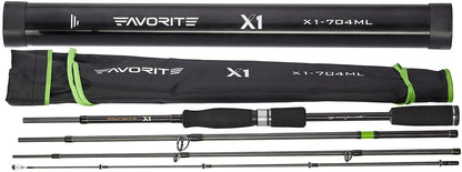 Spinning Rods Favorite X1 Travel 2.13 - 2.44 m / 4 -80 g