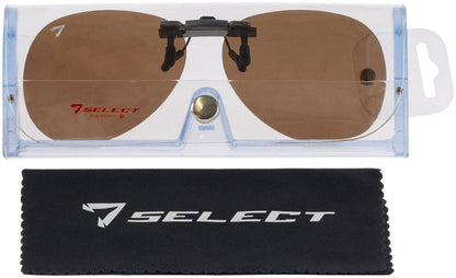 Select CLP1-B Polarised Clip-On Sunglasses
