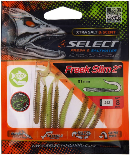 Soft Lure Select Freek Slim #242