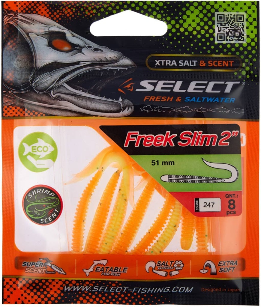 Soft Lure Select Freek Slim #247