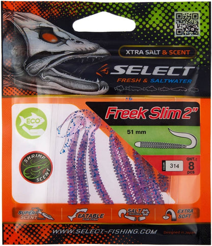 Soft Lure Select Freek Slim #314