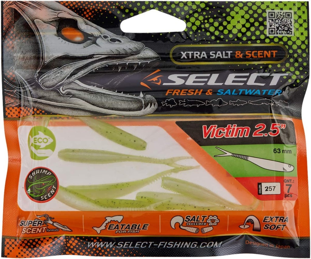 Soft Lure Select Victim V-Tail #257
