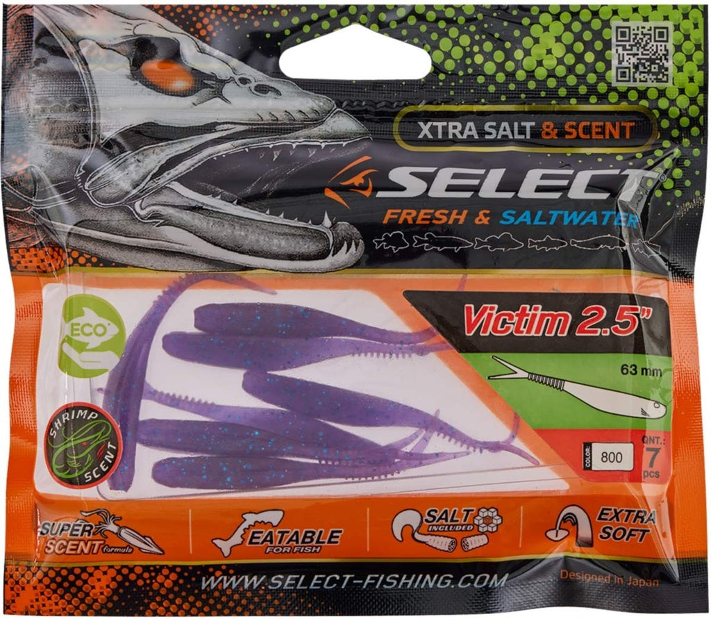 Soft Lure Select Victim V-Tail #800